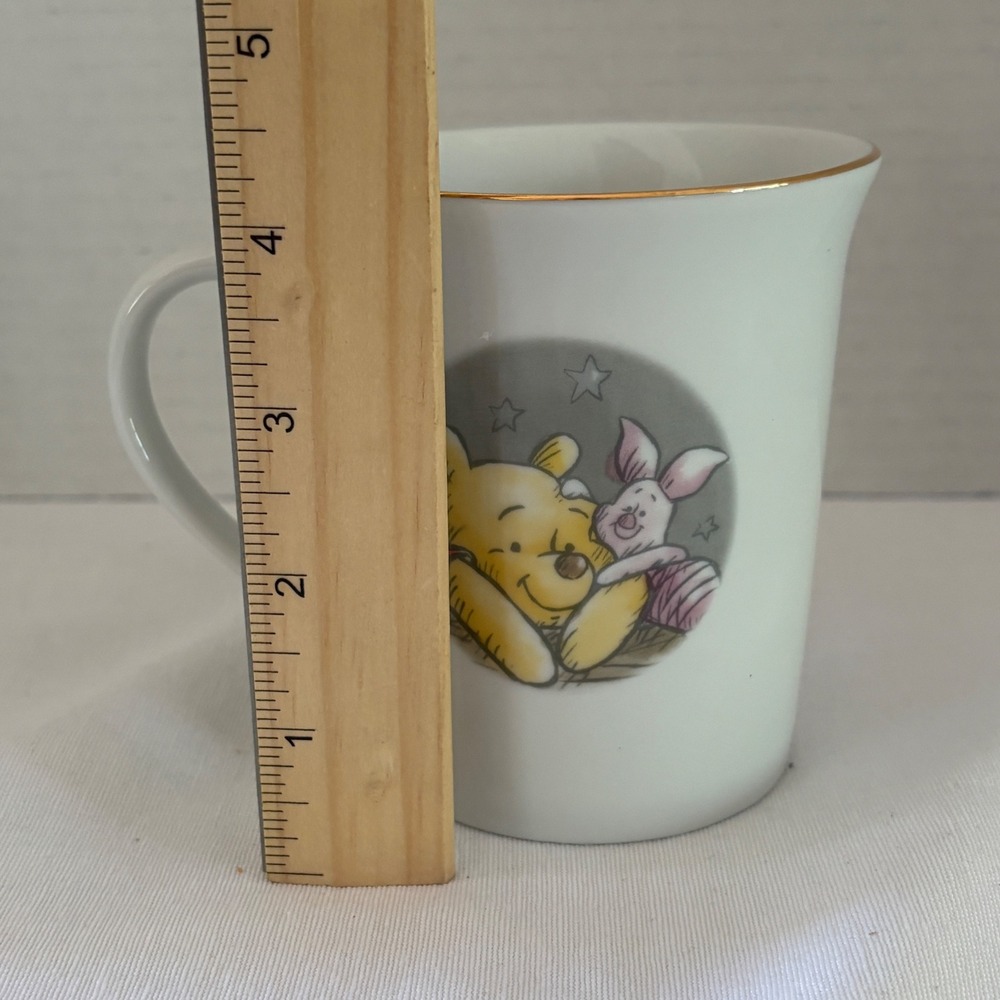 Disney Winnie the Pooh Piglet Today is my favorite Day Gold Rim Mug Zrike Brands - Picture 7 of 8